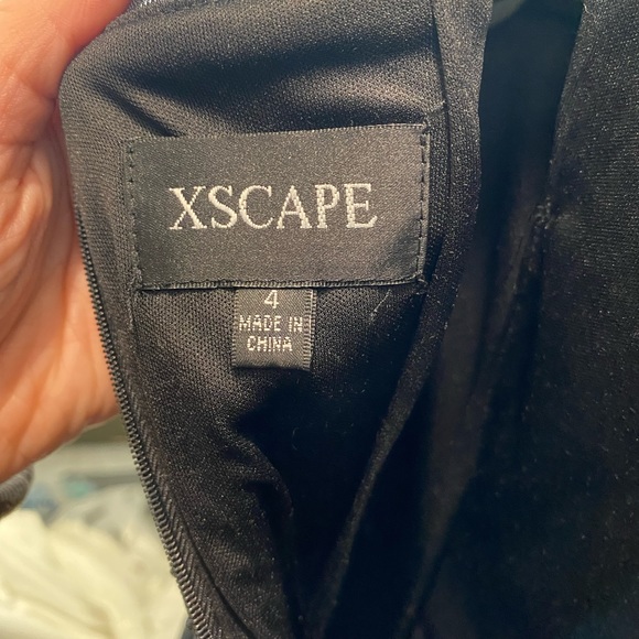 XSCAPE Black Mermaid gown - Picture 2 of 3